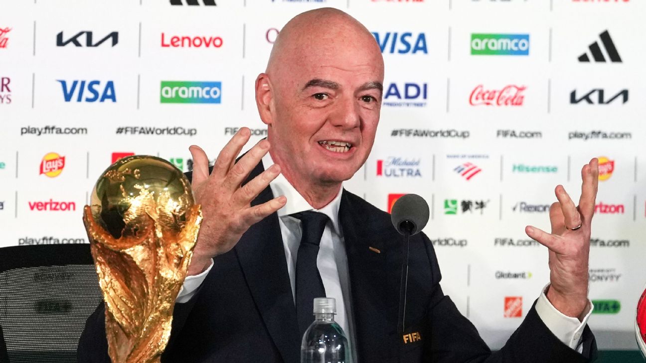 因凡蒂诺谈世界杯签证与票价：FIFA呼吁冷静应对